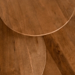 Bijzettafel Mokka Lichtbruin Ø60cm - Giga Meubel