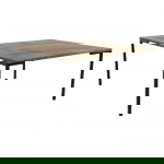 House Nordic Salontafel Lugano Smoked Eikenhout 90cm