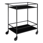 House Nordic Bar Trolley Vita Zwart