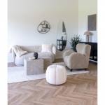 House Nordic Salontafel Prague Marmerlook Beige Set Van 2