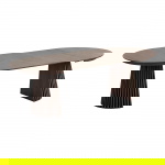 House Nordic Eettafel Osaka Smoked Uitschuifbaar 120-240cm