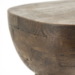 By-Boo Bijzettafel Cobble Hout Bruin