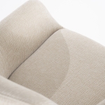 By-Boo Eetkamerstoel Bliss Met Armleuning Beige