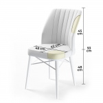 Eetkamerstoel Flex Fume Set van 6