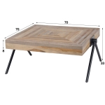 Salontafel Teca 70cm - Giga Meubel