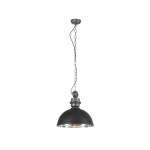 Mexlite Hanglamp Gaeve Zwart/Chrome Ø50cm