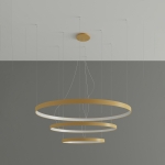 Kroonluchter Rio 3 Goud 4000K Ø110cm - Giga Meubel