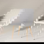 Fjôrd Eetkamerstoel Comfort Eiken/Lichtgrijs