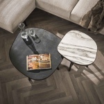 Salontafel Slate Organic Leisteen Set van 2 - Giga Meubel