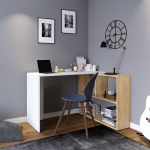 Bureau Canst Melamine Eiken Wit