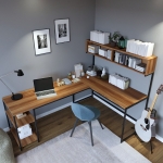 Bureau Cansin Melamine Walnoot