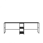 Bureau Girke Zwart 240cm