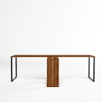 Bureau London Walnoot 240cm