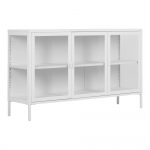 House Nordic Dressoir Brisbane Staal Wit 140cm