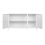 House Nordic Dressoir Brisbane Staal Wit 140cm