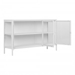 House Nordic Dressoir Brisbane Staal Wit 140cm