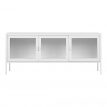 House Nordic Tv-Meubel Brisbane Staal Wit 130cm