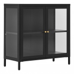 House Nordic Kast Dalby Staal Zwart 80cm