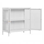 House Nordic Kast Dalby Staal Wit 80cm