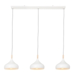 Mexlite Hanglamp Bjorr Wit 3-lichts