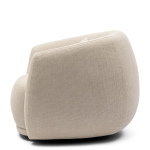 Rivièra Maison Fauteuil Leonardo Draaibaar Chenille Naturel