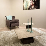 Livingfurn Salontafel Valentino 75cm Mangohout