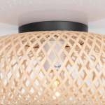 Anne Light & Home Plafondlamp Maze Bamboe Naturel Ø40cm