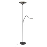 Steinhauer Vloerlamp Soleil Zwart met Leesarm