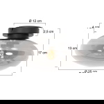 Steinhauer Plafondlamp Reflexion Smoke Ø25cm