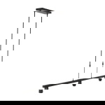 Steinhauer Hanglamp Stang 3-Lichts Grof Linnen Wit