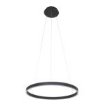 Steinhauer Hanglamp Ringlux Zwart Ø60cm