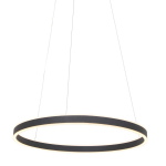 Steinhauer Hanglamp Ringlux Zwart Ø60cm