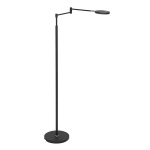 Steinhauer Vloerlamp Soleil Zwart met Zwenkarm & Accu