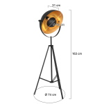 Mexlite Vloerlamp Sunflower Driepoot Zwart