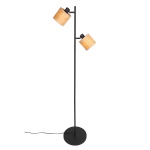 Steinhauer Vloerlamp Bambus 2-Lichts Bamboe Naturel