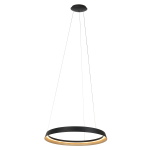 Steinhauer Hanglamp Ringlux Taps Zwart Ø60cm