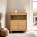 Wandkast Nyborg Naturel Oil - Giga Meubel
