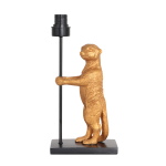 Anne Light & Home Tafellamp Animaux Stokstaartje Bamboe Naturel/Zwart