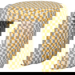 Woood Kruk Charlie Ruit Print Geel