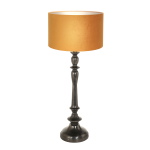 Anne Light & Home Tafellamp Bois Pilaar Velours Goud