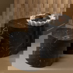 Woood Bijzettafel Quint Zwart Medium