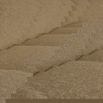 Woood Hoekbank Mojo Rechts Boucle Geel/bruin Melange