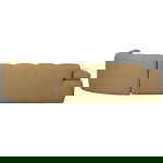 Woood Hoekbank Mojo Rechts Boucle Geel/bruin Melange
