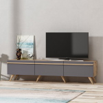 Tv-meubel Amsterdam Antraciet 180cm