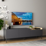 Tv-meubel Mia Antraciet 160cm