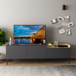 Tv-meubel Mia Antraciet 160cm