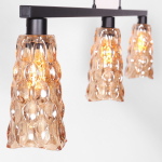 Steinhauer Hanglamp Vidrio 3-Lichts Amber Glas