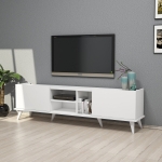 Tv-Meubel Elegante Melamine Wit