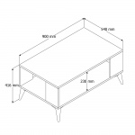 Salontafel Authentic Naturel