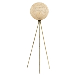 Vloerlamp Pied Jute Goud